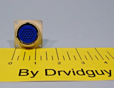 HRS JR25RK-24S 24 PIN Circular FEMALE Connector; Threaded Lock Receptacle - Image 1 of 3