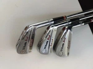 VINTAGE PATTY BERG / WILSON STAFF IRONS # 2 / 3 / 7 - Picture 1 of 8