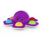 2pcs Octopus Fingertip Gyroscope Flips Face, Decompression  Creative Toys-Purple
