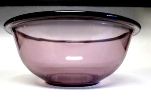 Vintage Pyrex Medium Cranberry Lila Glas Rührschüssel 1,5L Nr. 323 TOP - Bild 1 von 7