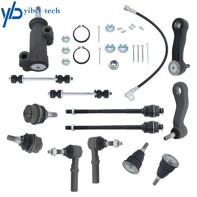 Kit de suspensión delantera brazo Pitman extremos de varilla de amarre para Chevy Silverado 1500 4x4 4x4 Foto 1 de 4