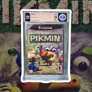 9.8 B+ 1st Print Japan MIJ Pikmin Black Label Nintendo GameCube Wata CGC VGA - Picture 1 of 3
