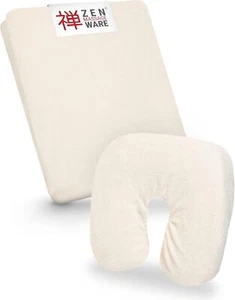 ZEN Spannbezug für Massageliegen & Kopfstützen Spannbettlaken Liegenbezug Creme - Bild 1 von 7