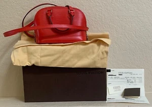 Louis Vuitton Nano Alma Epi Coquelicot M50516 w/Box, Dust Bag & Receipt! - Picture 1 of 9