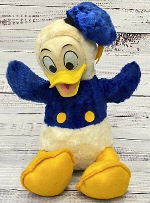 "De colección Pato Donald Walt Disney Peluche Animal Cara de Goma 12.5""" Foto 1 de 4