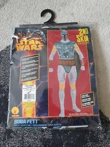 Star Wars Boba Fett 2nd Skin Adult Costume Fancy Dress Large - Picture 1 of 7