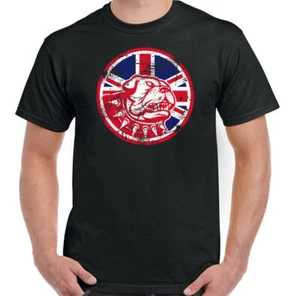 British Bulldog T-Shirt Union Jack Flag Mens St Georges Day Football Top England - Picture 1 of 28