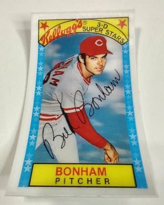 1979 Kellogg's 3D Super Stars #31 Bill Bonham Cincinnati Reds - Image 1 of 4