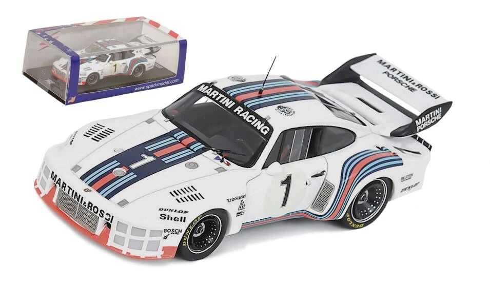 Spark US388 Porsche 935 #1 'Martini Racing' Daytona 24hr 1977 - 1/43 Scale