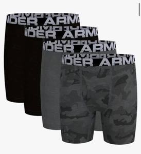 Under Armour Boy's Youth Medium Charged Stretch Boxer Jock 4 pack - Picture 1 of 6