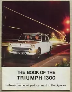 TRIUMPH 1300 Car Sales Brochure 1965-66 #371/1065/UK - Picture 1 of 4