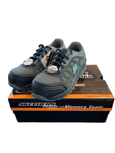 NEW Womens Skechers 77273 Bulklin Lyndale Work Composite Toe Sneakers Shoes 8.5 - Picture 1 of 15