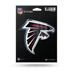 RICO NFL Atlanta Falcons Color Metallic Sticker 5 x 5" Die Cut Decal - Picture 1 of 1