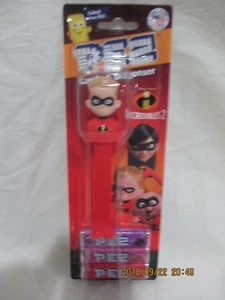 PEZ+CANDY & DISPENSER+INCREDIBLES 2+DASH+COMES W/ 3 CANDY+ - Picture 1 of 3