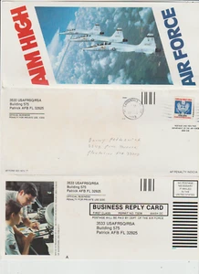US Scott #O138B Used on USAF Recruiting Official Business Folder - Picture 1 of 1