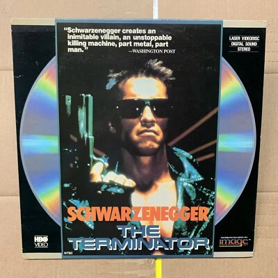 The Terminator (Laserdisc) ARNOLD SCHWARZENEGGER JAMES CAMERON GREAT FILM RARE! - Image 1 of 2