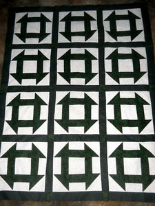 Green -- quilt top **new** (45 x 58) - Picture 1 of 3