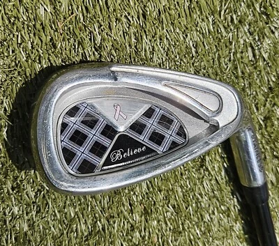 Club de Golf Lanzamiento Cuña Hierro Damas FLEX Conciencia sobre el Cáncer de Mama Hope Believe Foto 1 de 4