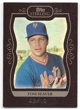2008 Topps Sterling Framed Burgundy Parallel #101 Tom Seaver #02/10