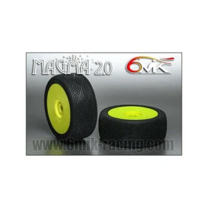 6Mik Magma 2.0 15/25 (Media) Gomme Complete 1:8 Buggy Giallo - TKUY161525 - Photo 1/1
