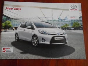 Toyota Yaris range brochure Jul 2012 - Picture 1 of 1