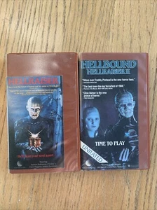 HELLRAISER 1 & 2 Bundle THRILLER HORROR HOME VIDEO BETA BETAMAX NOT VHS Rental - Picture 1 of 8