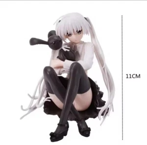 Anime Girl Figurine  3.6" Seated White Hair( New / No Box ) Yosuga Sora - Picture 1 of 6