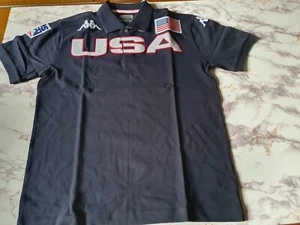 US SKI TEAM Polo EROI uomo IN COTONE stagione 23/24 tg XL - Picture 1 of 5