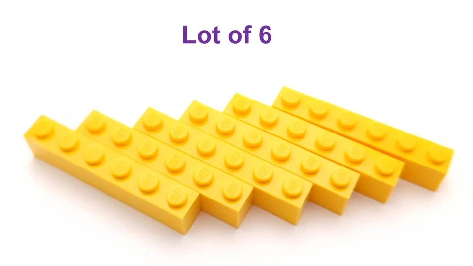 Lego 1x6 Brick You Choose the Color - Image 1 of 1