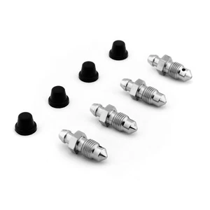 4x Pinze Freno Sanguinamento ACCIAIO INOX Per Saab 93 9-3 (2002-2012) - Foto 1 di 6