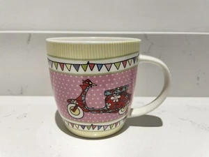 Taza Scooter Queens By Churchill Rosa Caravana Trail Durdle Door - Imagen 1 de 8