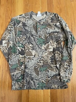 Duofold Vintage RealTree Camouflage Long Sleeve Camo Shirt - Image 1 of 4