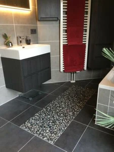 Universal Küchen / Bad Läufer Flur Kieselsteine Steine Dekor 67 x 160 cm Trendy - Bild 1 von 3
