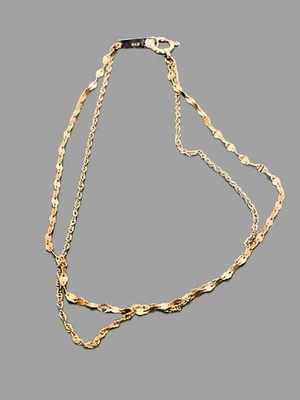 Pulsera Canal 4°C, Oro Rosa 10K, Doble Cadena, Caja Presentación Original Foto 1 de 4