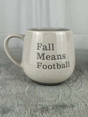 Robert Stanley Fall Means Fútbol 2 Tonos Gris Gran Tamaño Taza de Café Taza de Té 24oz Foto 1 de 4