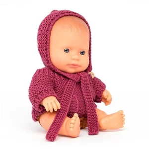 Miniland Educational Caucasian Boy Doll with clothing 21cm - Picture 1 of 1