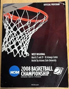 2008 March Madness West Regional game program 3/27- 3/29/2008 (Phoenix) - Picture 1 of 3
