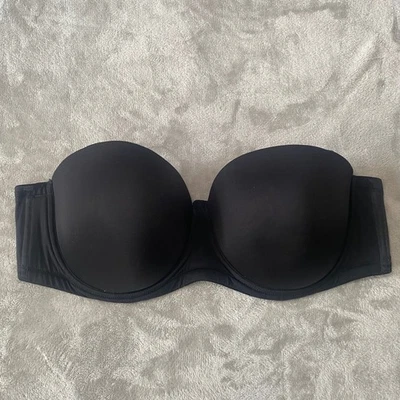 Wacoal Bra Womens 42DD Red Carpet Convertible Strapless Contour 854119 Black - Image 1 of 4