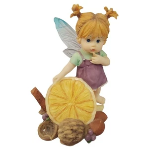 2004 Little Kitchen Fairies Fruit & Nut Fairy Figurine IOB 117863 by GG Santiago - Picture 1 of 10