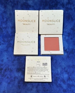 4-teiliges Set ~ MOONSLICE Beauty ~ gepresstes Rouge in wunderschönem ~ Korallenrosa ~ 5,5 g - Bild 1 von 6