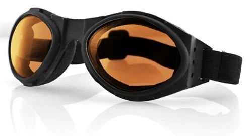 BUGEYE GOGGLE, BLACK FRAME, AMBER LENS - Image 1 of 1