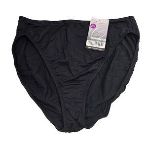 NWT OLGA Black Without a Stitch Brief Panties Size 9 2XL Style #22173K - Picture 1 of 4