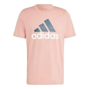 Logo Print Ribbed Crew Neck Sport Quick-Drying Short Sleeve T-Shirt American XXL - Picture 1 of 4