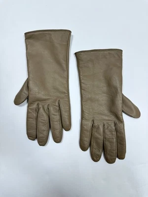 Roeckl Women’s Grey Genuine Leather Gloves with Wool Lining Size 7.5 / M - Image 1 of 4