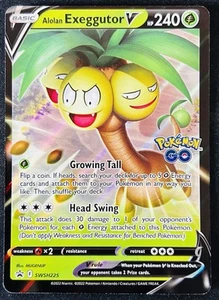 Pokémon TCG Alolan Exeggutor V SWSH Black Star Promo SWSH225 Holo NM - Picture 1 of 2