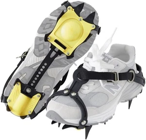 Crampones Picos para Botas de Senderismo Hombres/Mujeres Tracción de Nieve Botines de Hielo 5-13 - Imagen 1 de 6