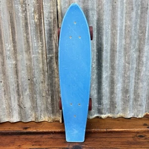 PATINETA AZUL VINTAGE con UNION AIRFLOW IV ROLLER DERBY WHEELS Pennyboard años 70 - Imagen 1 de 23