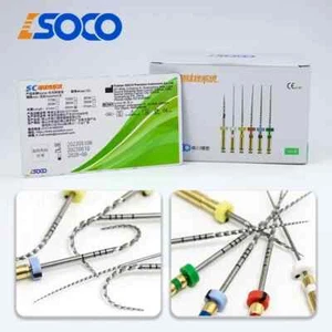 Original SOCO SC Dental Endo memoria controllata NITI file oro misti 21/25/31 - Foto 1 di 7