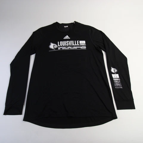 Louisville Cardinals adidas Creator Long Sleeve Shirt Men's Black Used Cover
