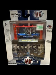 M2 Machines 1968 Shelby GT500 Diecast Model Kit, BLUE/ WHITE, R09, 1:64, 16-08 - Picture 1 of 4